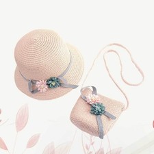  Sac Petite Fille Pochette Plage Accessoires De Pour Les Enfants Chapeaux Paille