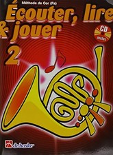 Ecouter, lire & jouer 2 cor (fa) cor +cd, Castelain_michi Jean