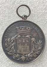 MEDAILLE ARGENT VILLE DU