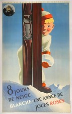 Affiche entoilée SNCF 8 Jours
