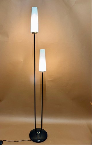 Lampadaire 1950 opaline - lampadaire,