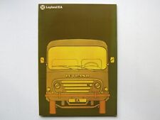 Catalogue, brochure, camion, truck, Leyland EA fourgon, châssis cabine, Anglais