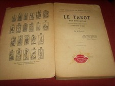 Le Tarot des Bohémiens (Papus) 1911 - 3e édition avec étiquette GRIMAUD d'époque