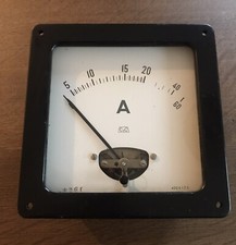Ancien Ampèremètre à aiguille CdC Deco Industrielle