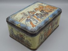 Boîte métal scènes de moyen-âge - Damoiseau