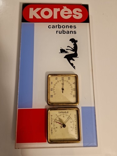 Baromètre thermomètre ancien - thermomÈtre,