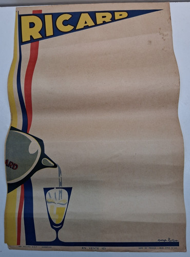Ricard affiche vierge - affiche,
