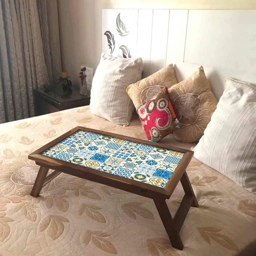 Bois portable table pour - table,