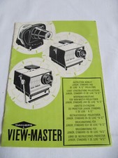 NOTICE VIEW MASTER  PROJECTEURS JUNIOR, STANDARD ET DE LUXE N°12