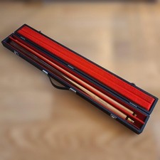 Cue de billard RIEPER CO. 17 avec étui rare bâton de billard d'occasion