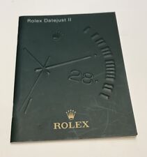 LIVRET / BOOKLET ROLEX DE 2010 EN FRANCAIS : ROLEX DATEJUST II WATCH @ BEL ETAT