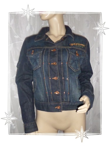 Superbe blouson en jean - -,