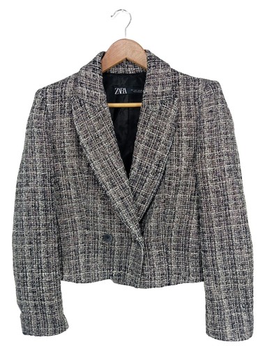 Zara blazer tweed dames - zara,