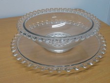 ANCIENNE COUPE ET SON PLATEAU EN VERRE