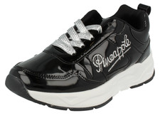 Baskets Noires Et Argentées