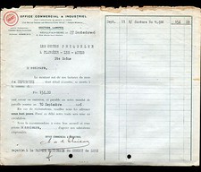 NEUILLY-sur-SEINE (92) LAMPES "BRITISH TRADING & MANUFACTURING OFFICE" en 1916