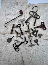 lot de 10 clés de pendule horloge comtoise réveil ancienne N 9