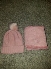 Girl's Pink Waffle Knit/Fleece