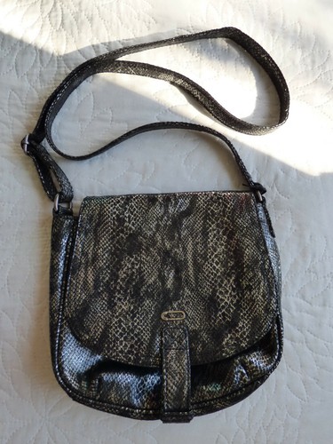 Sac besace cuir imprimé - sac,