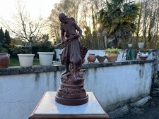 Sculpture en régule « Halte-là » – Louis Moreau