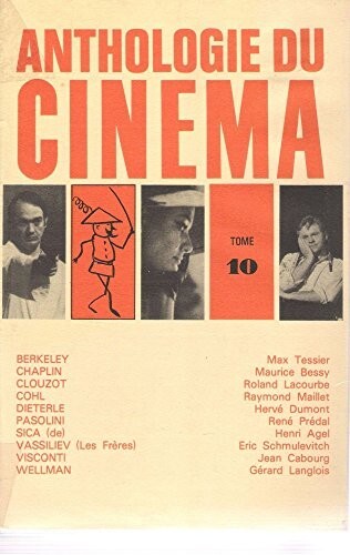 Anthologie cinéma tome - du,