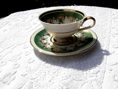 Tasse café verte - tasse,