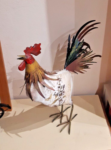 Sculpture coq fer - coq, en