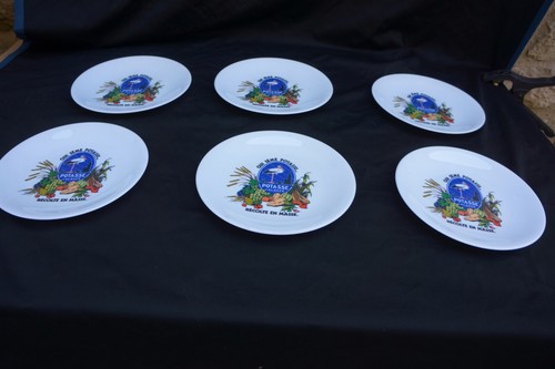 Lot assiettes - de, 6