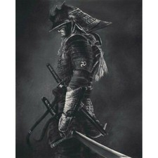 TOILE TABLEAUX SAMOURAÏ JAPON