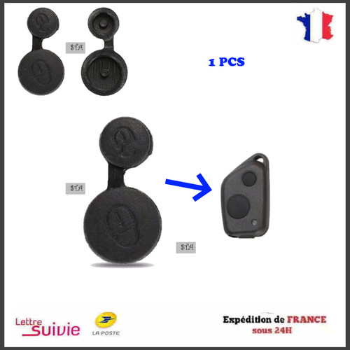 Double bouton membrane clé - 1x,