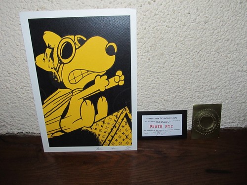 Snoopy serigraphie pop - pop, de