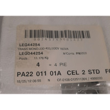 Transformateur mono 230-400 / 230V 160A  LEGRAND 442 54