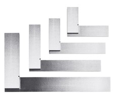 Ensemble de 4 équerres à chapeau de précision DIN875/0 - acier BWH4RVS