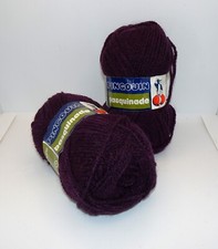  PINGOUIN Lot 8 Pelotes Pasquinade Mauve 80% Acrylique 20% Laine Made in France