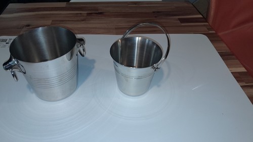 Petit sceau glaçons inox - sceau,