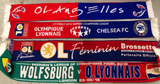 4 écharpes OL filles )) OLYMPIQUE LYONNAIS WOMEN'S OL Ang'lles FINALE C1....