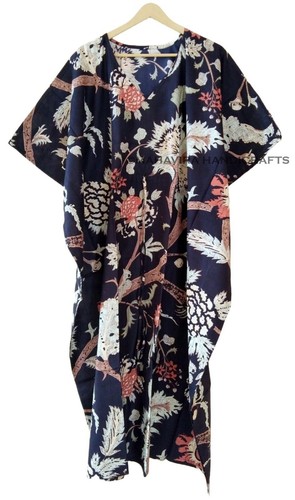 Maxi robe caftan bohème noire