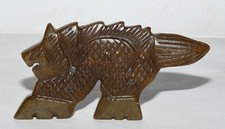 3.9 '' Hongshan Culture Jade sculpture Dragon Loong Yubi Yu Bi Pendentif