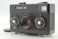 Tout fonctionne [ comme neuf ] Appareil photo argentique noir Rollei 35 Tessa...