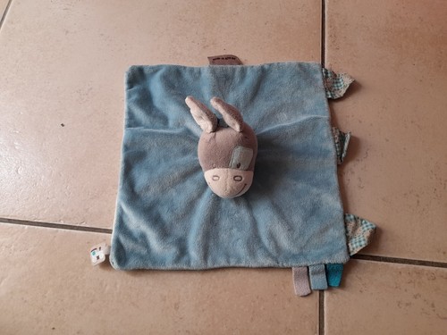 Doudou plat carre ane - doudou,