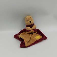 Doudou plat winnie beige rouge