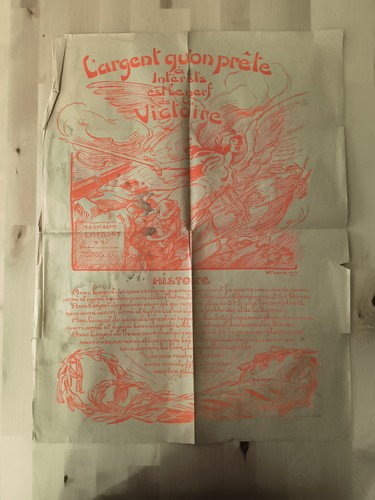 Troisième emprunt affiche - emprunt,