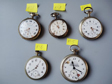 - N°311) - LOT - 5 ANCIENNES  MONTRES  A GOUSSET -