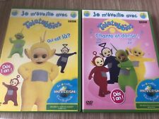 LOT 2 TELETUBBIES QUI EST LÀ ? + CHANTE ET DANSE ! DVD FRANÇAIS RARE