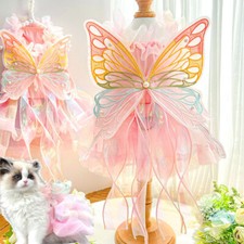Robes De Princesse Pour Petits Chiens Vêtements Lolita Costume Papillon Pet /