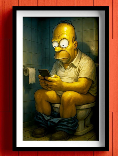 Affiche poster homer simpson - /,