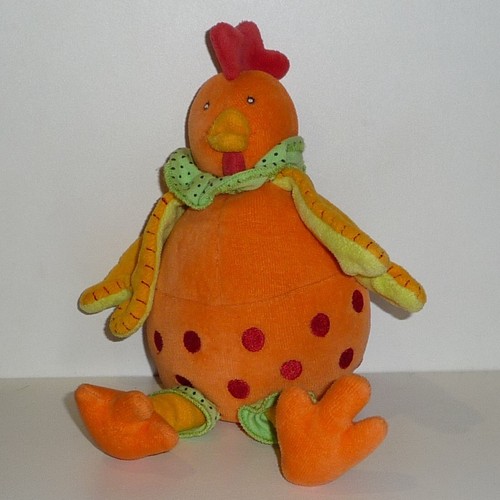 Doudou poule nature - doudou, et