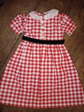 Belle robe ancienne pour poupée environ 30 cm