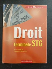 Livre scolaire - Droit - Terminale STG - Ka