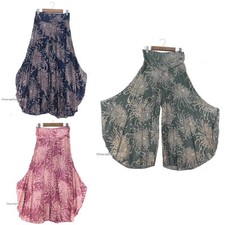 Pantalon large Hakama à motif